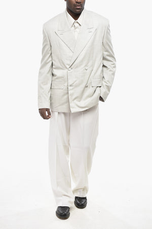 Oversized Zweireiher mit spitzem Revers