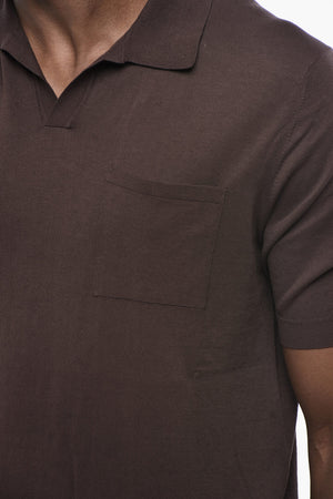 Lightweight Cotton Polo-Collar T-Shirt