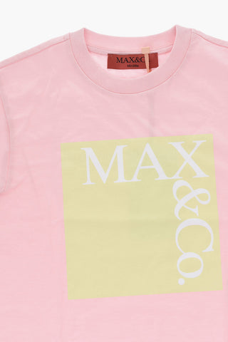 Rundhals-T-Shirt mit aufgedrucktem Logo