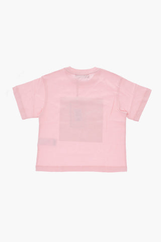 Rundhals-T-Shirt mit aufgedrucktem Logo