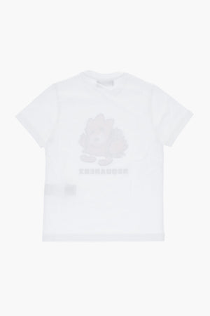 T-shirt Girocollo Relax in Cotone con Stampa