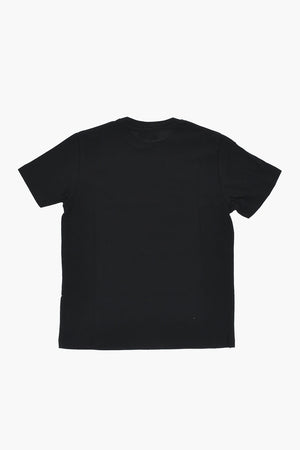 T-Shirt mit Rundhalsausschnitt RELAX einfarbig mit aufgedrucktem Logo