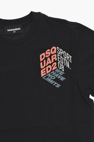 SPORT EDTN.08 Rundhals-T-Shirt Relax aus Baumwolle mit Monogramm