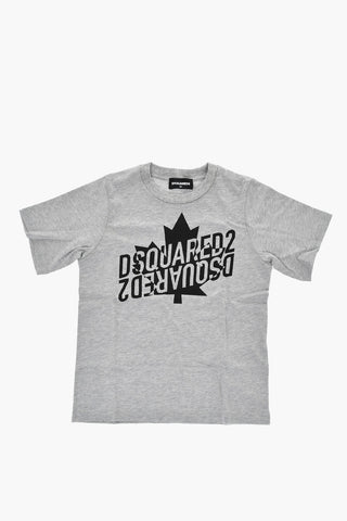 T-Shirt mit Rundhalsausschnitt Slouch-Fit mit großem Frontlogo