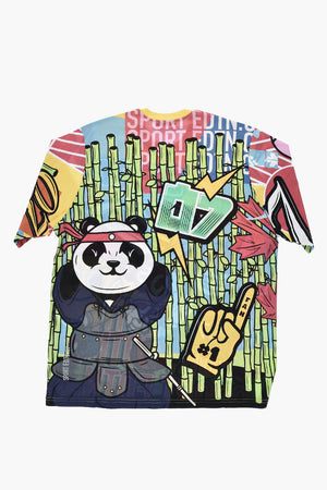 T-Shirt mit Rundhalsausschnitt SLOUCH FIT bedruckt