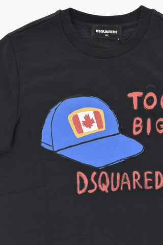 크루넥 티셔츠 RELAX 단색 앞면 프린트