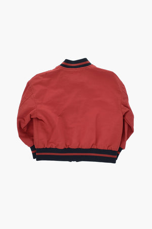 코튼·나일론 봄버 재킷 지퍼 여밈