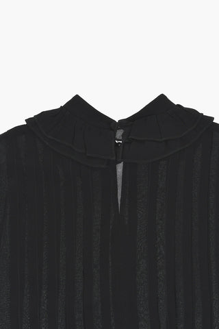 Ärmelloses plissiertes Kleid