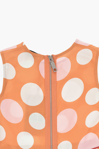 도트 새틴 점프수트