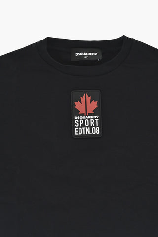 SPORT EDTN.08 코튼 라운드넥 티셔츠 엠보싱 로고