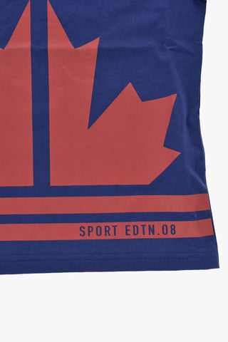 SPORT EDTN.08 T-shirt Girocollo Slouch Fit con Maxi Monogram Frontale