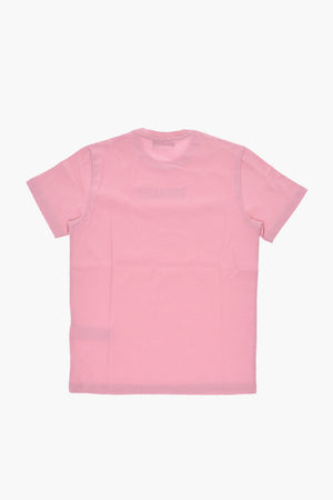 T-Shirt Girocollo RELAX in Tinta Unita con Logo Stampato