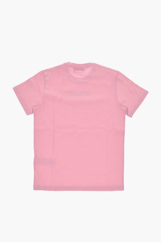 T-Shirt Girocollo RELAX in Tinta Unita con Logo Stampato