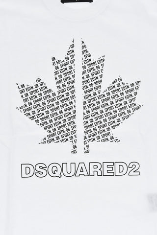 SPORT EDTN.08 T-shirt Girocollo Slouch Fit con Monogram in Rilievo