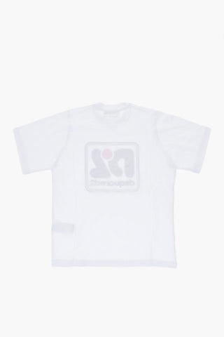 크루넥 티셔츠 SLOUCH FIT 단색 앞면 프린트