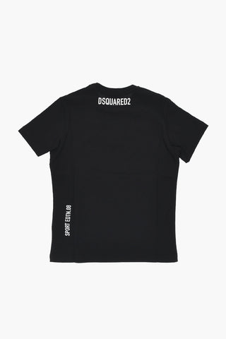 SPORT EDTN.08 Relax Fit Rundhals-T-Shirt Aus Baumwolle Mit Relieflogo