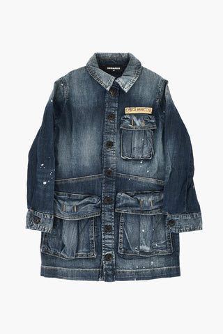 Chemisier in Denim con Taschino