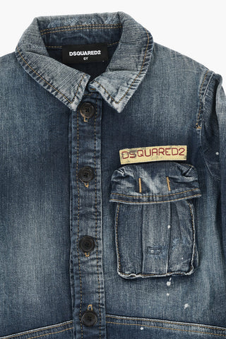 Chemisier in Denim con Taschino