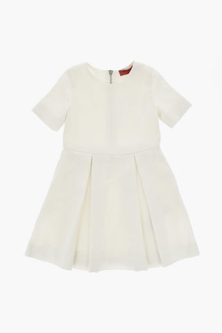 Vestito Svasato con Pieghe