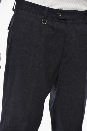 4-Taschen-Hose aus Baumwollmischung mit Umschlag