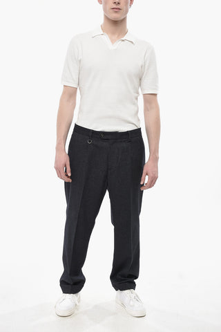 4-Taschen-Hose aus Baumwollmischung mit Umschlag