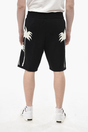 Knit Shorts PALMS with Jacquard Pattern
