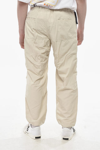 Lässige Nylonhose mit Industrial-Gürtel