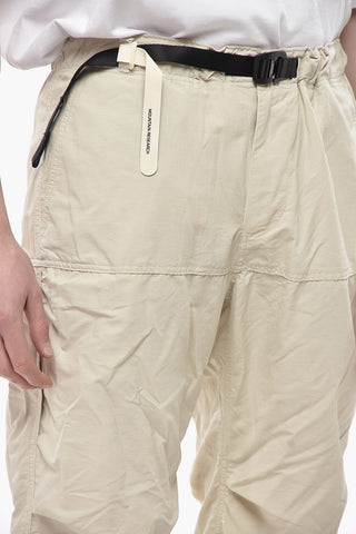 Lässige Nylonhose mit Industrial-Gürtel