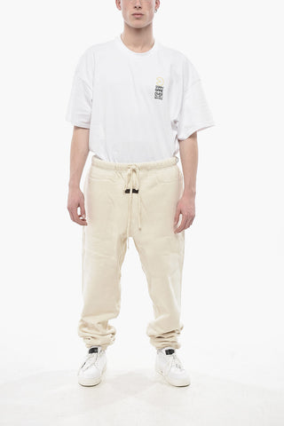 ESSENTIALS  Joggers in Misto Cotone a Tinta Unita