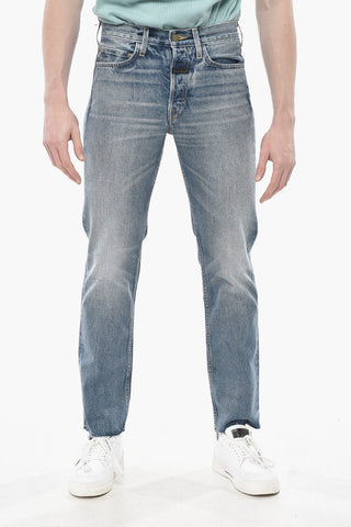 Jeans Regular Fit ad Orlo Sfrangiato 20cm