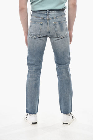 Jeans Regular Fit ad Orlo Sfrangiato 20cm