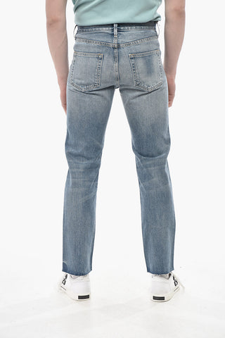 Jeans Regular Fit ad Orlo Sfrangiato 20cm