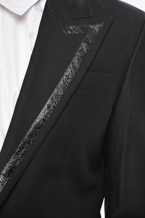Virgin Wool and Silk Jacket DALLAS with Flap Pockets