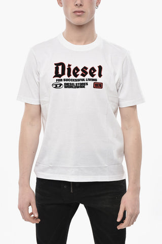 Baumwoll-T-Shirt mit Rundhalsausschnitt T-ADJUST-K14 mit Druck