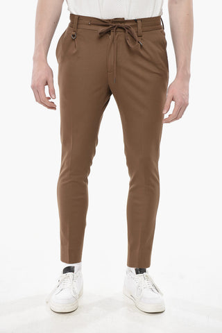 BRERA Hose aus Viskosemix mit Kordelzugbund