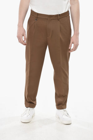 DUOMO Jersey Relaxed-Fit Chino Trousers