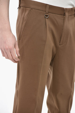 DUOMO Jersey Relaxed-Fit Chino Trousers