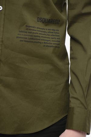 Poplin Shirt PHILOSOPHY With Print