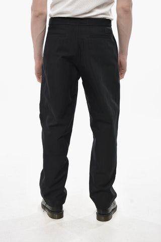 Cargo Cotton-Blend Trousers with Industrial Belt