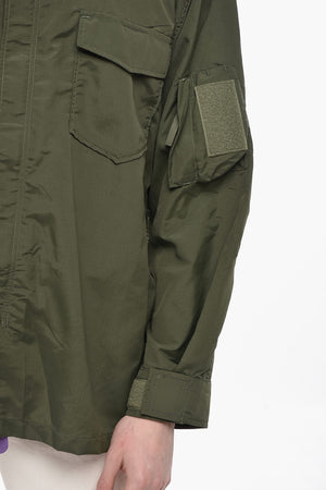 Nylon Utility Overshirt