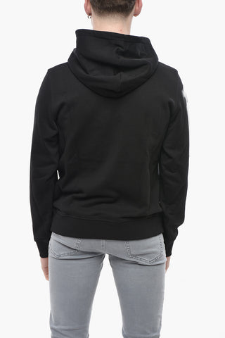 Brushed Cotton Hoodie S-GINN with Flocked Logo