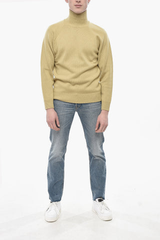 Virgin Wool Turtleneck Sweater