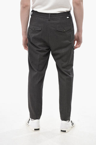 Twillhose Mit 1 Bundfalte Und Kordelzug
