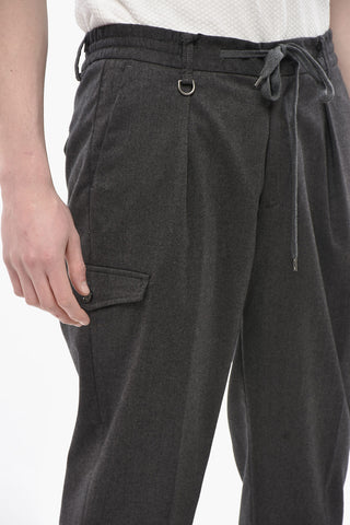 Twillhose Mit 1 Bundfalte Und Kordelzug