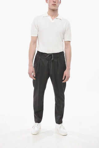 Twillhose Mit 1 Bundfalte Und Kordelzug