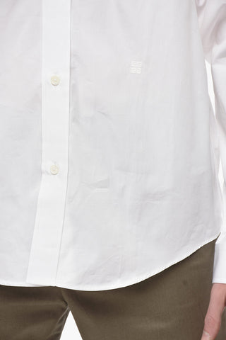 Button-Down-Hemd aus Baumwoll-Popeline