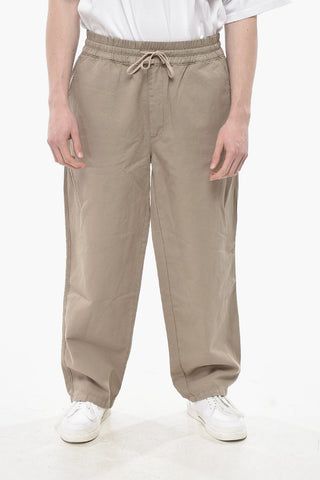 Baumwoll-Leinenhose HANBURY mit elastischem Bund