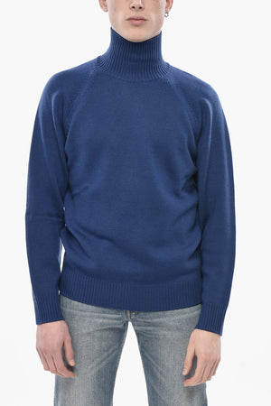 Rollkragenpullover aus Schurwolle