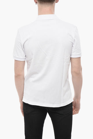 Baumwoll-Piqué 2-Knopf-Polo T-SMITH-DIV