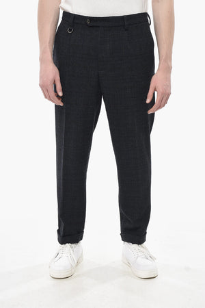 Tweedhose mit Karomuster